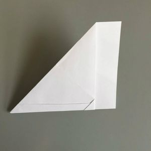 Next, With the Last Fold Facing You, Fold the Airplane Away From You Creating Something That Looks Similar to the Picture Below.