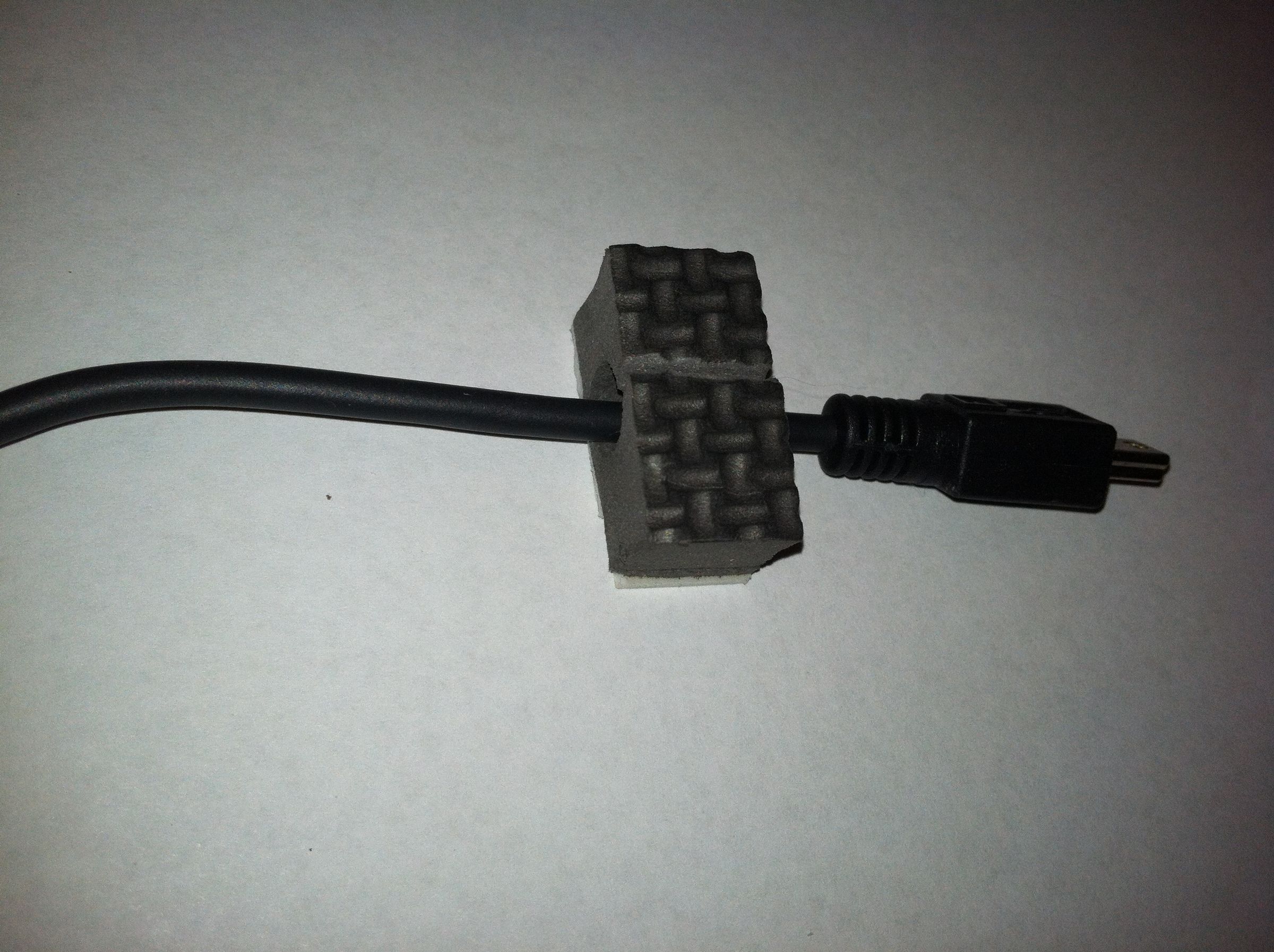 Make Your Own "Wire-Keeps"  Foam Wire Keepers