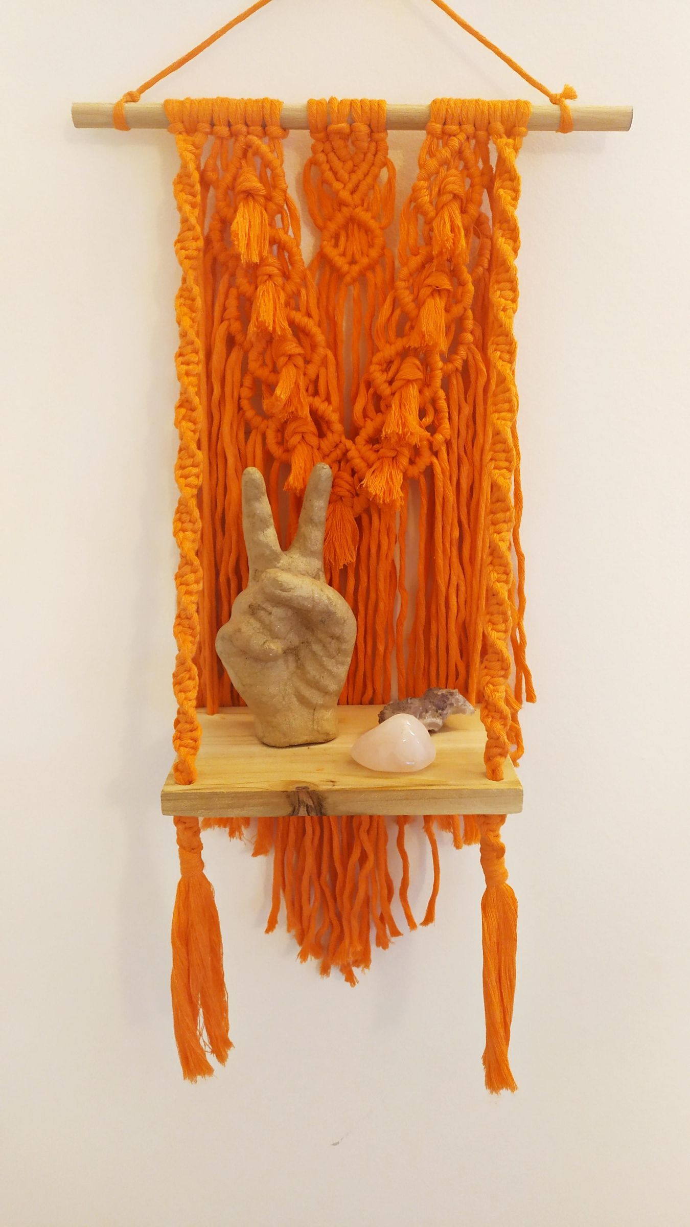 How to Make a Macrame Wall Hanging Shelf 18 Steps (with Pictures