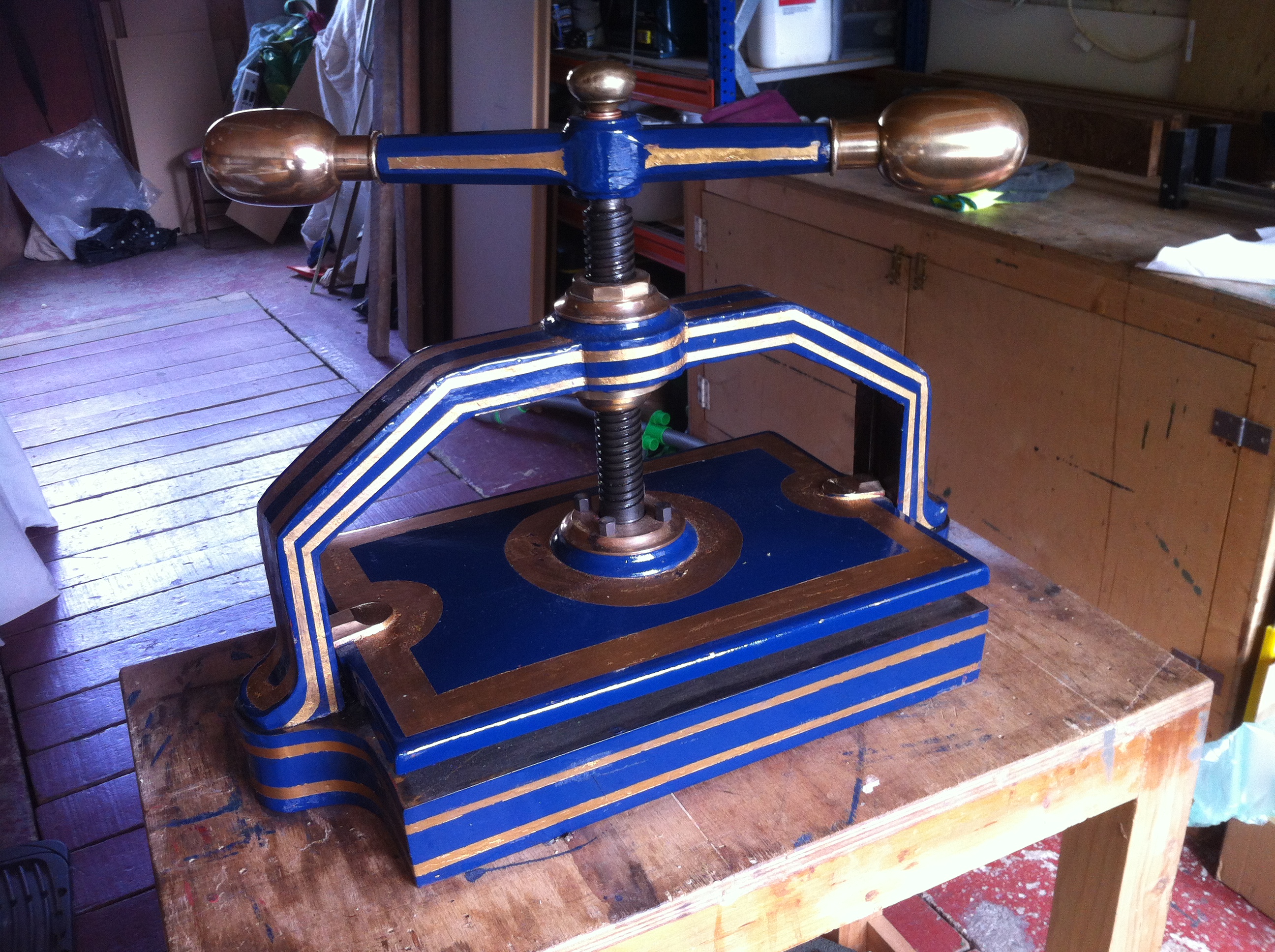 Bookbinders Nipping Press Renovation Instructables