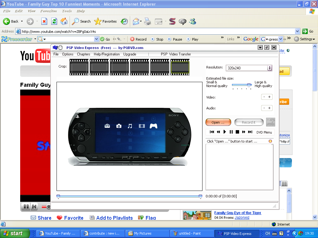 Getting Youtube Vids to PSP