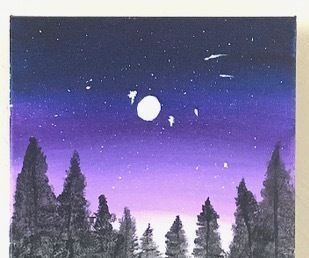 How to Paint a Night Sky Scene : 8 Steps (with Pictures) - Instructables