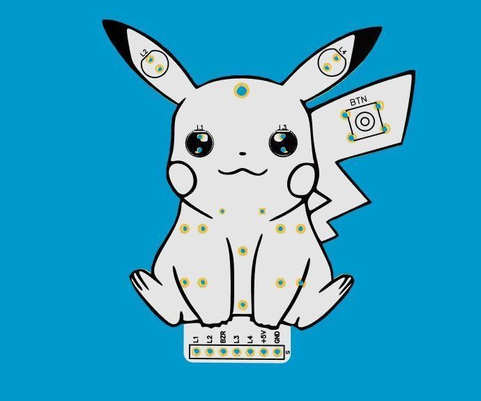 Earn 10 Free PCB Pikachu Arduino Module