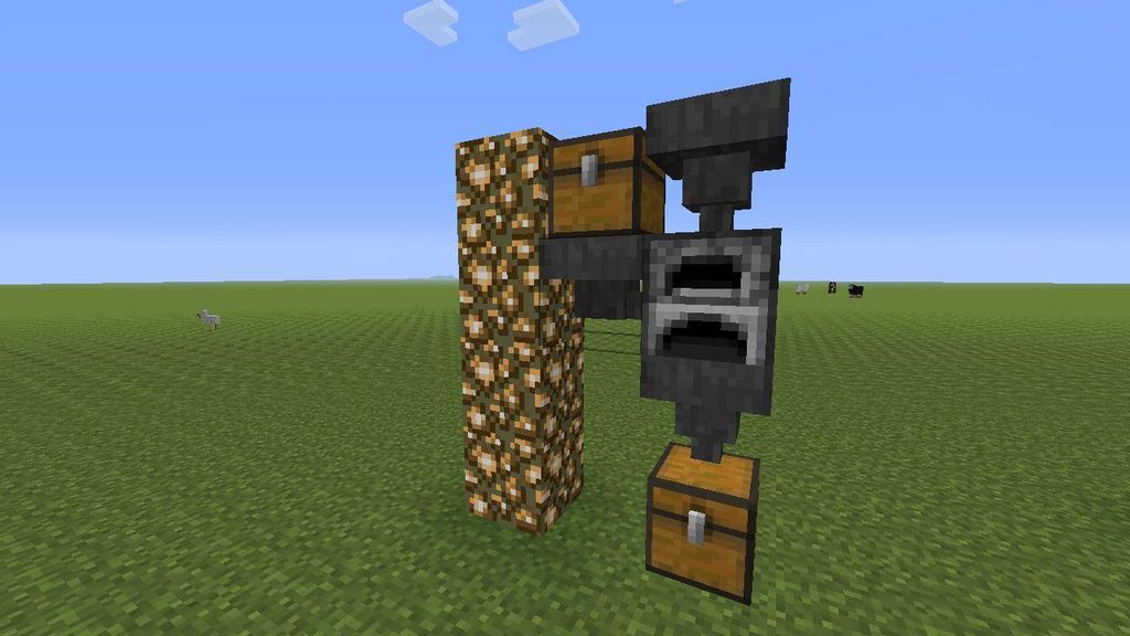 Minecraft Hopper Furnace