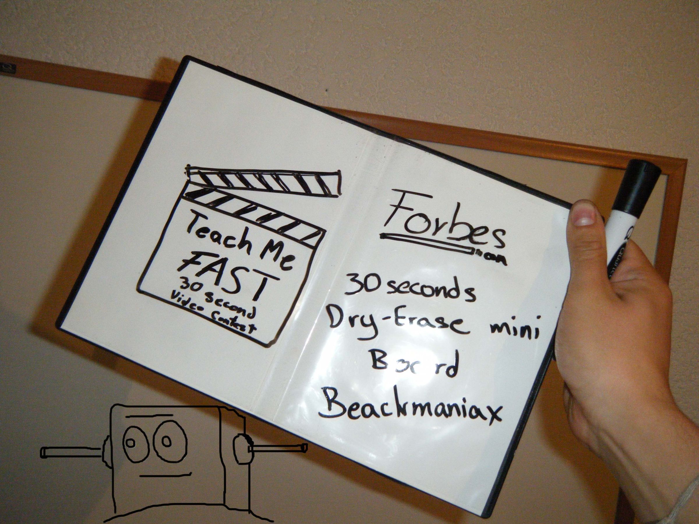 30 Seconds Free Dry-erase Mini Board, Sketch Games or Any Use.