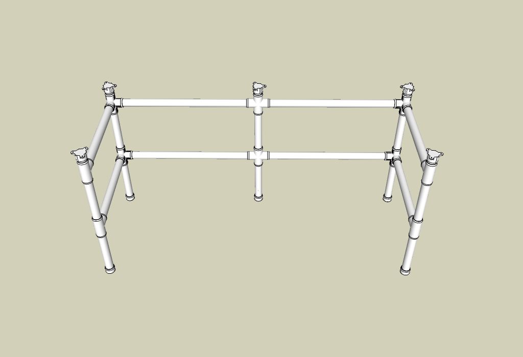 The $74 PVC Mega Awesome Super PVC Table : 8 Steps (with Pictures ...