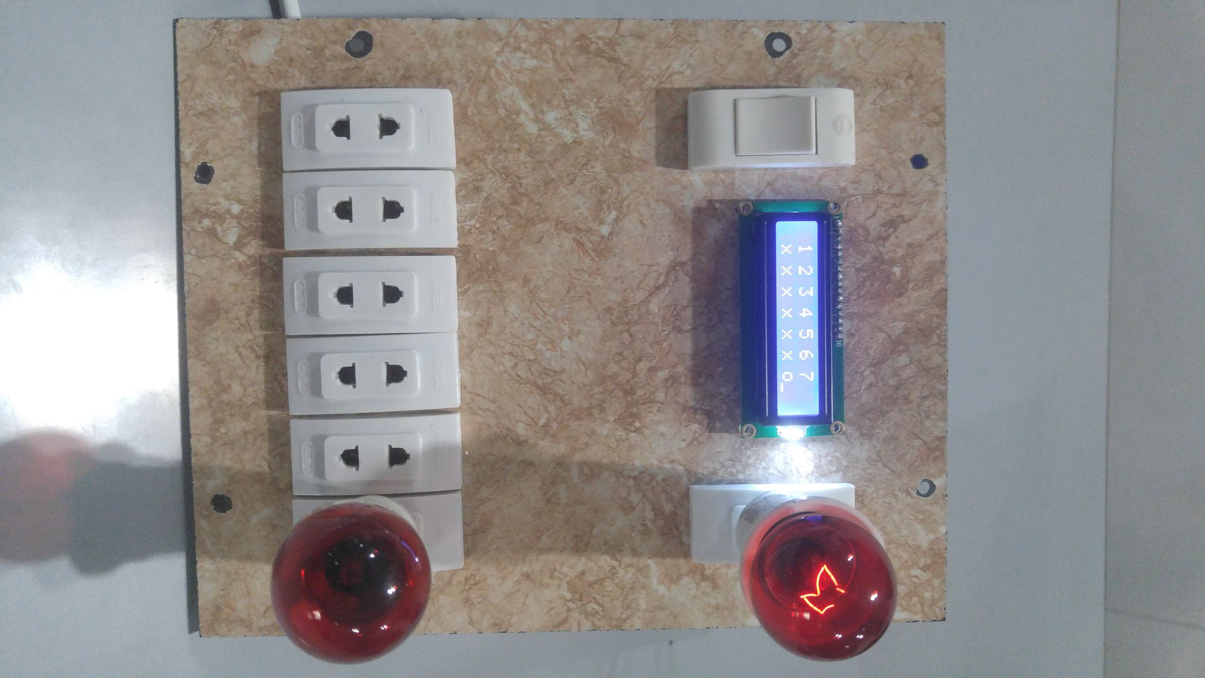 Home Automation Automatic Switch Board With Dimmer Control Via