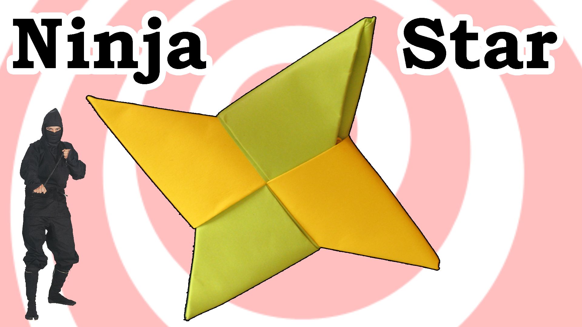 Origami Ninja Star (Shuriken) - Video Instructions