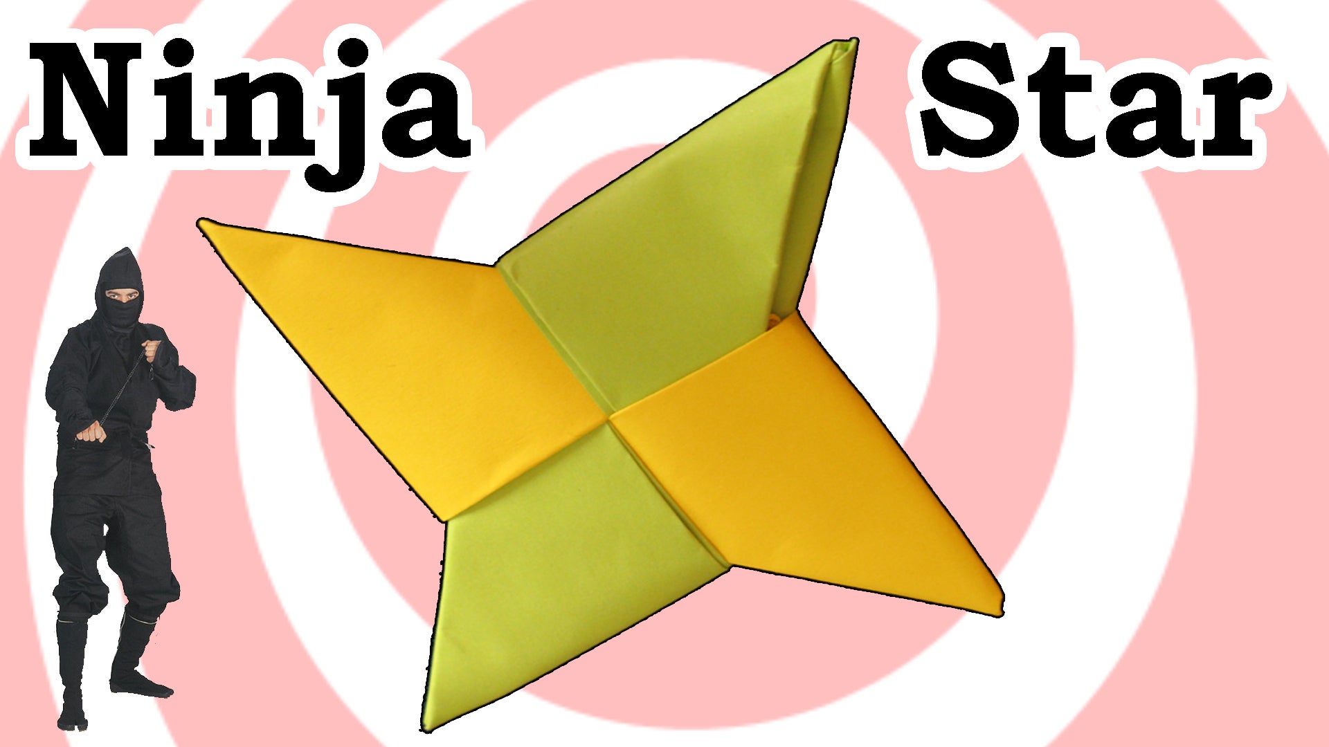 Origami Ninja Star (Shuriken) - Video Instructions - Instructables