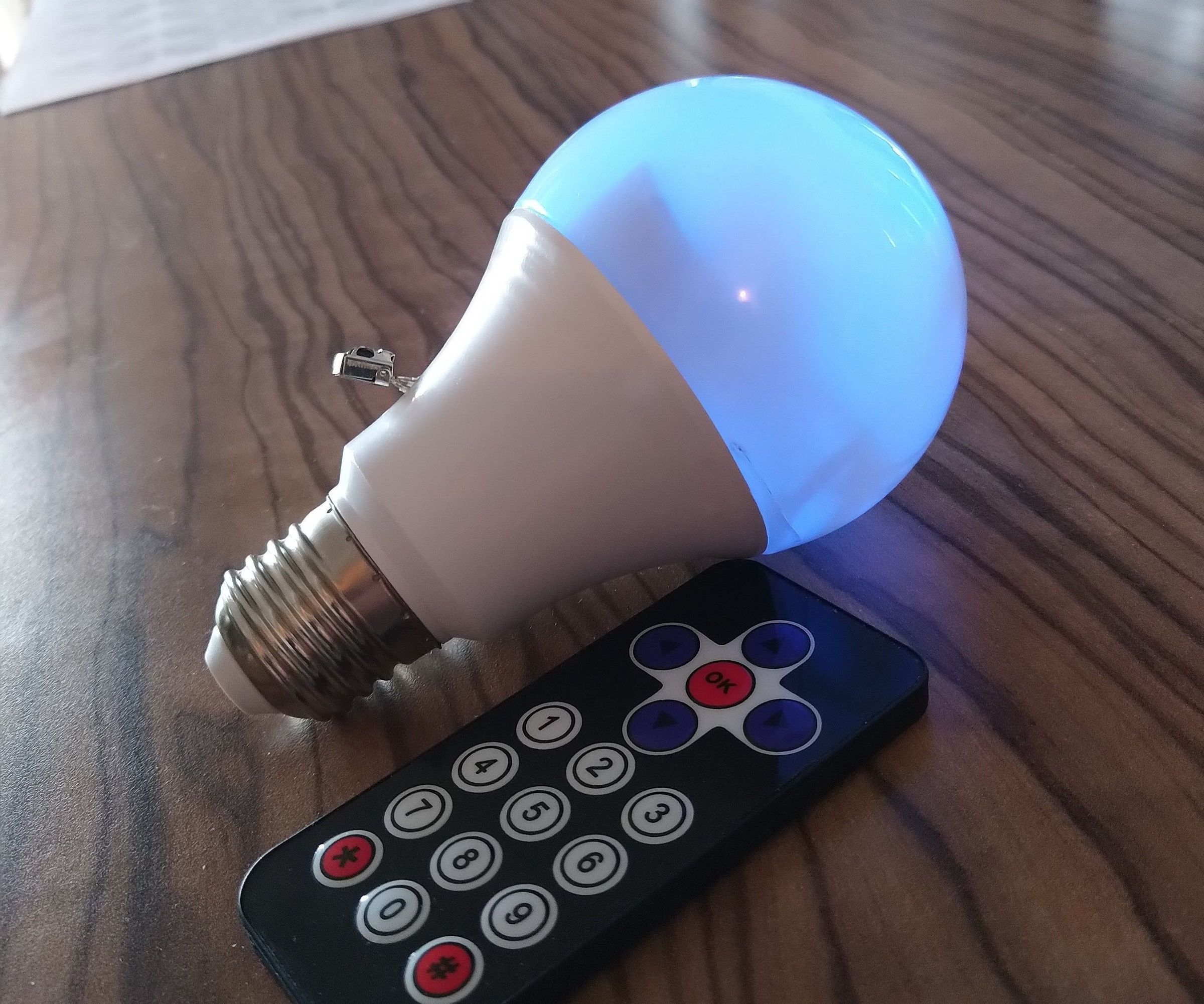 Homemade RGB Light Bulb