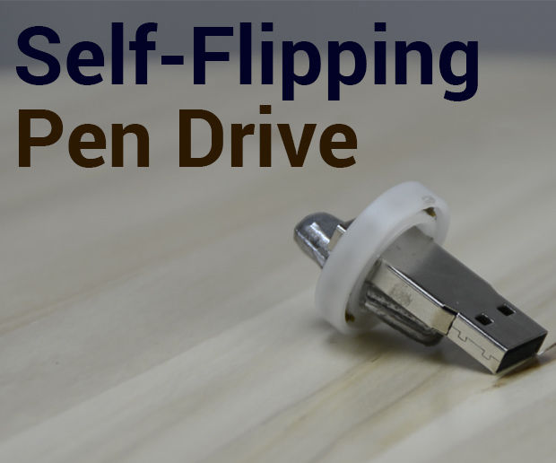Self-Flipping Pen Drive