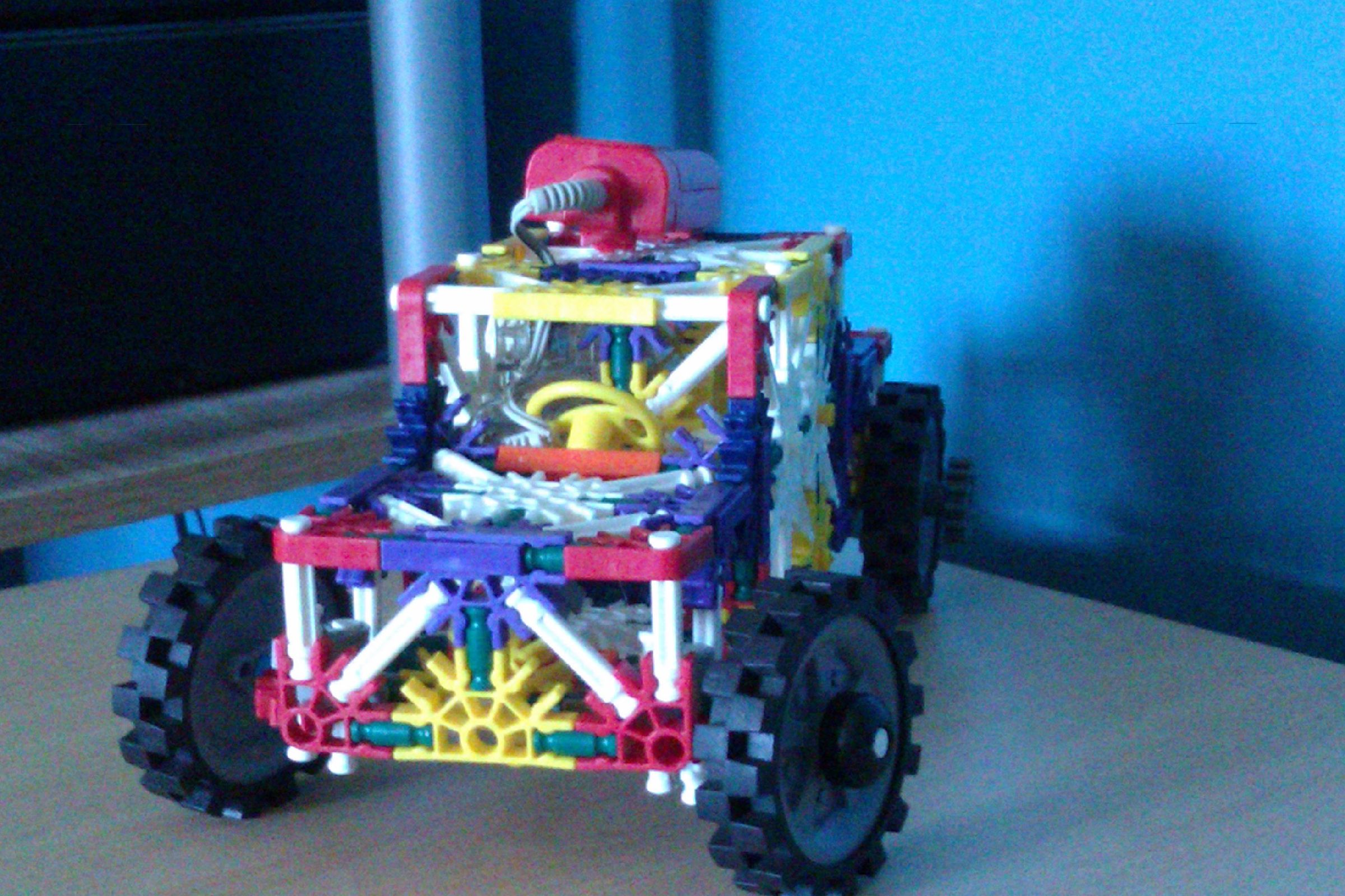 KNEX Small Truck With Steering, Engine Component and Transmission