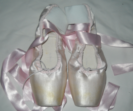 Sew Elastics and Ribbons on Pointe Shoes