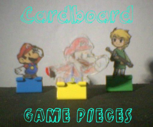 How to Make Cardboard Figurines/Game Pieces