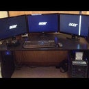 DIY One Computer Three Monitors One Button