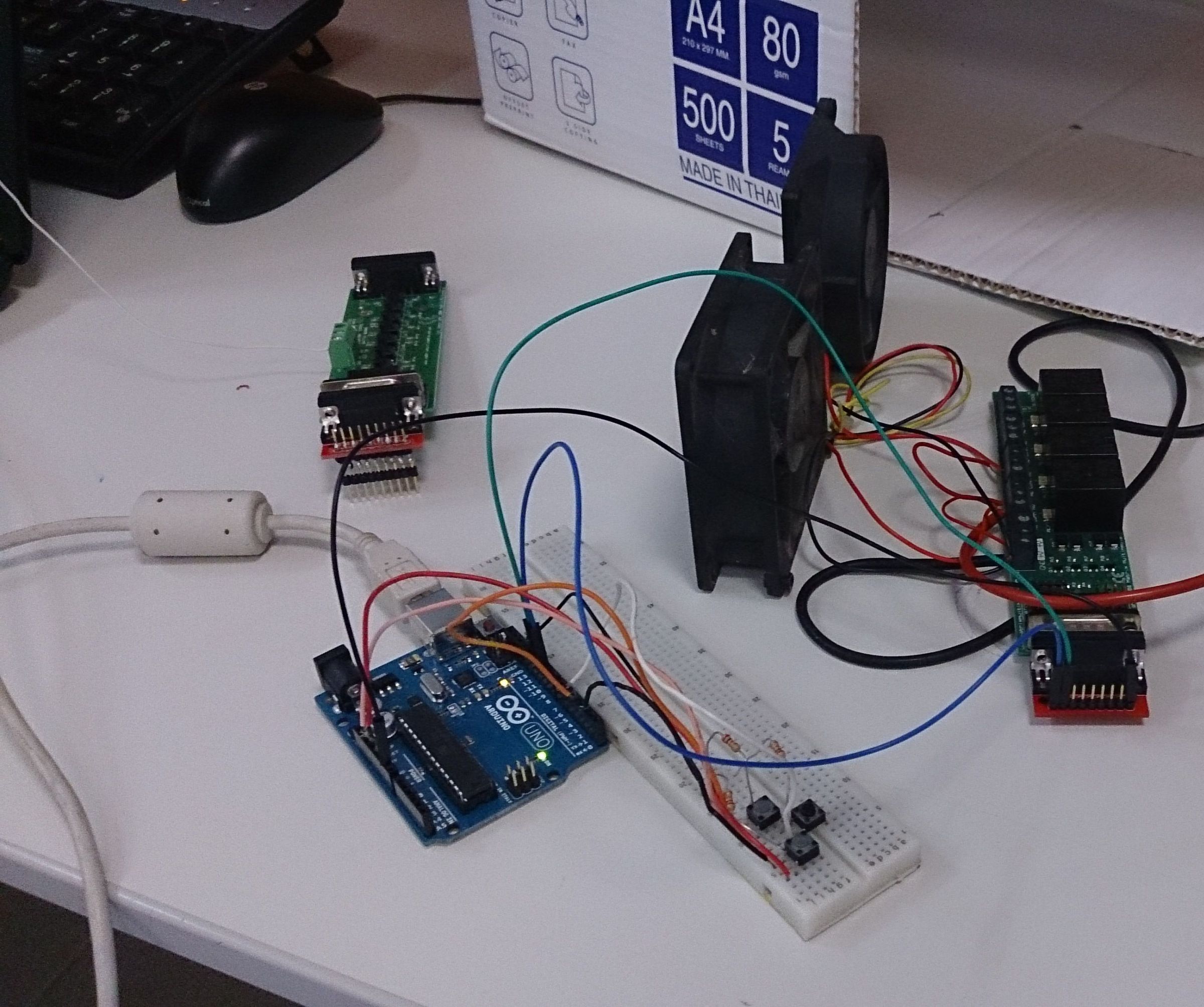 Controlling DC Motors(PC Fans) With Arduino and Relay Board