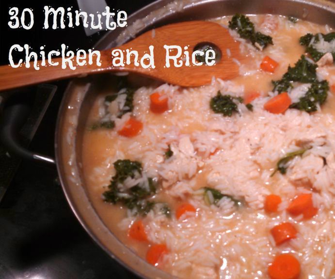 Chicken and Rice Soup in 30 Minutes