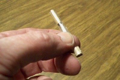 Child's Whistle From a Drinking Straw