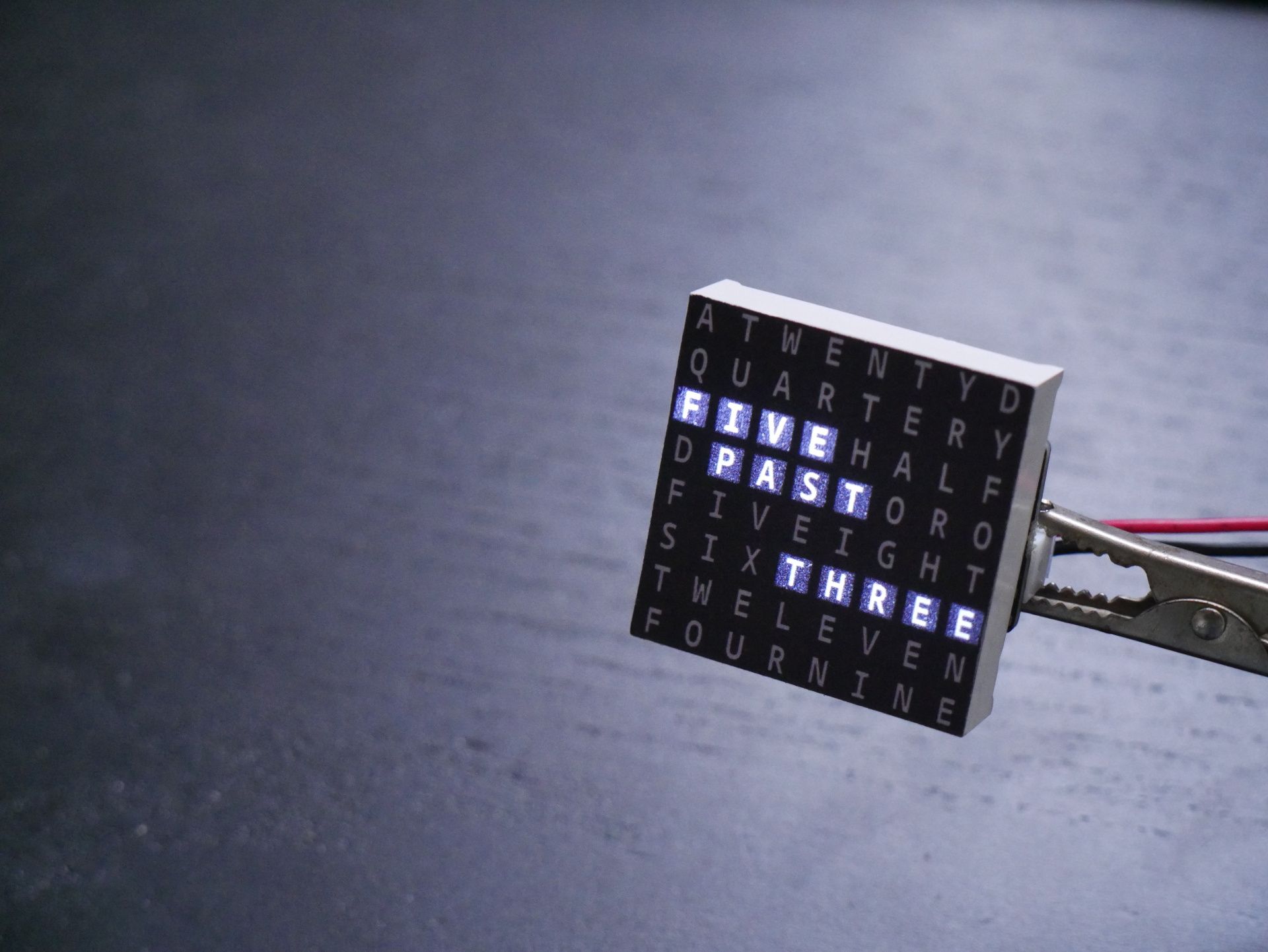 Tiny Word Clock - Instructables