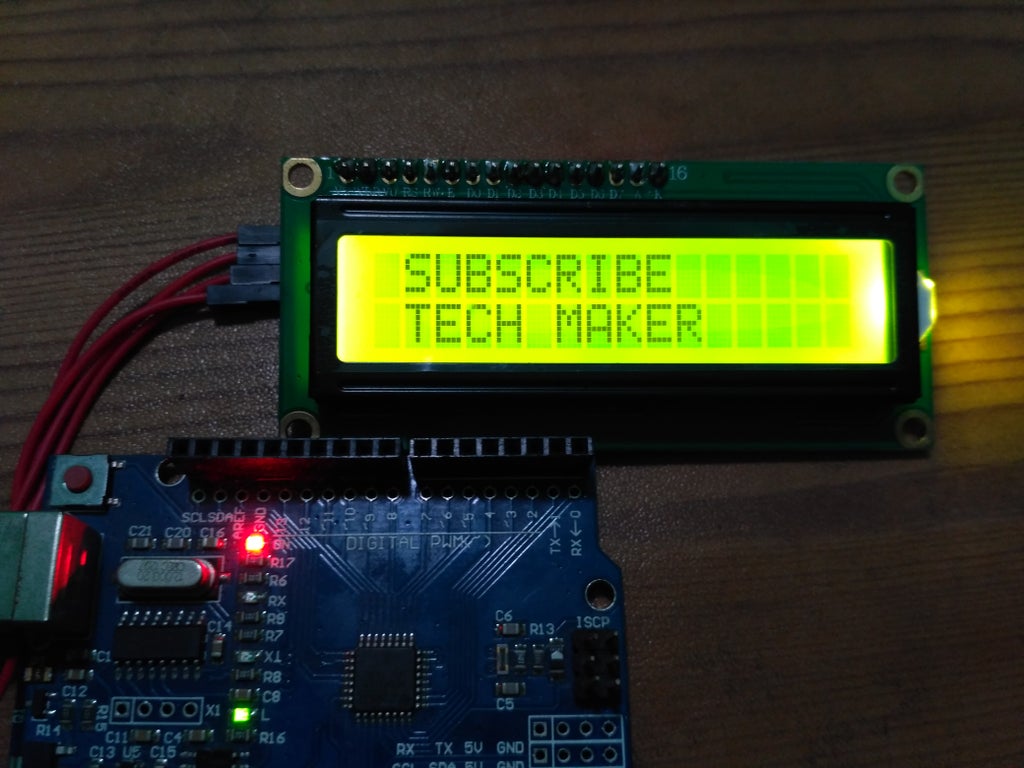 Lcd Interface Using I2c Module With Arduino Circuits4youcom I2C