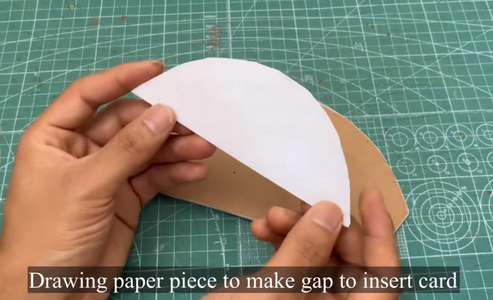 Making the Cuttings for the Card Holder