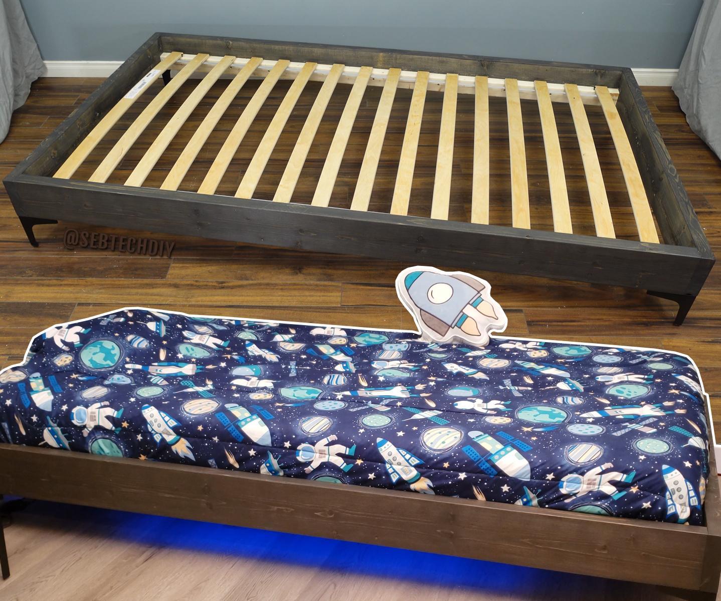 Basic and BudgetFriendly Bed Frame 12 Steps (with Pictures