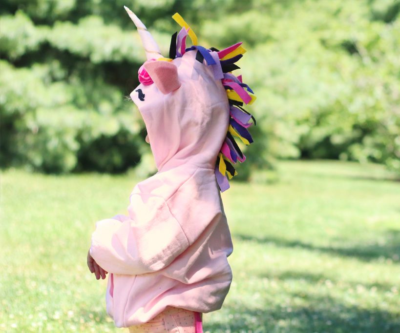 No-Sew Unicorn Hoodie