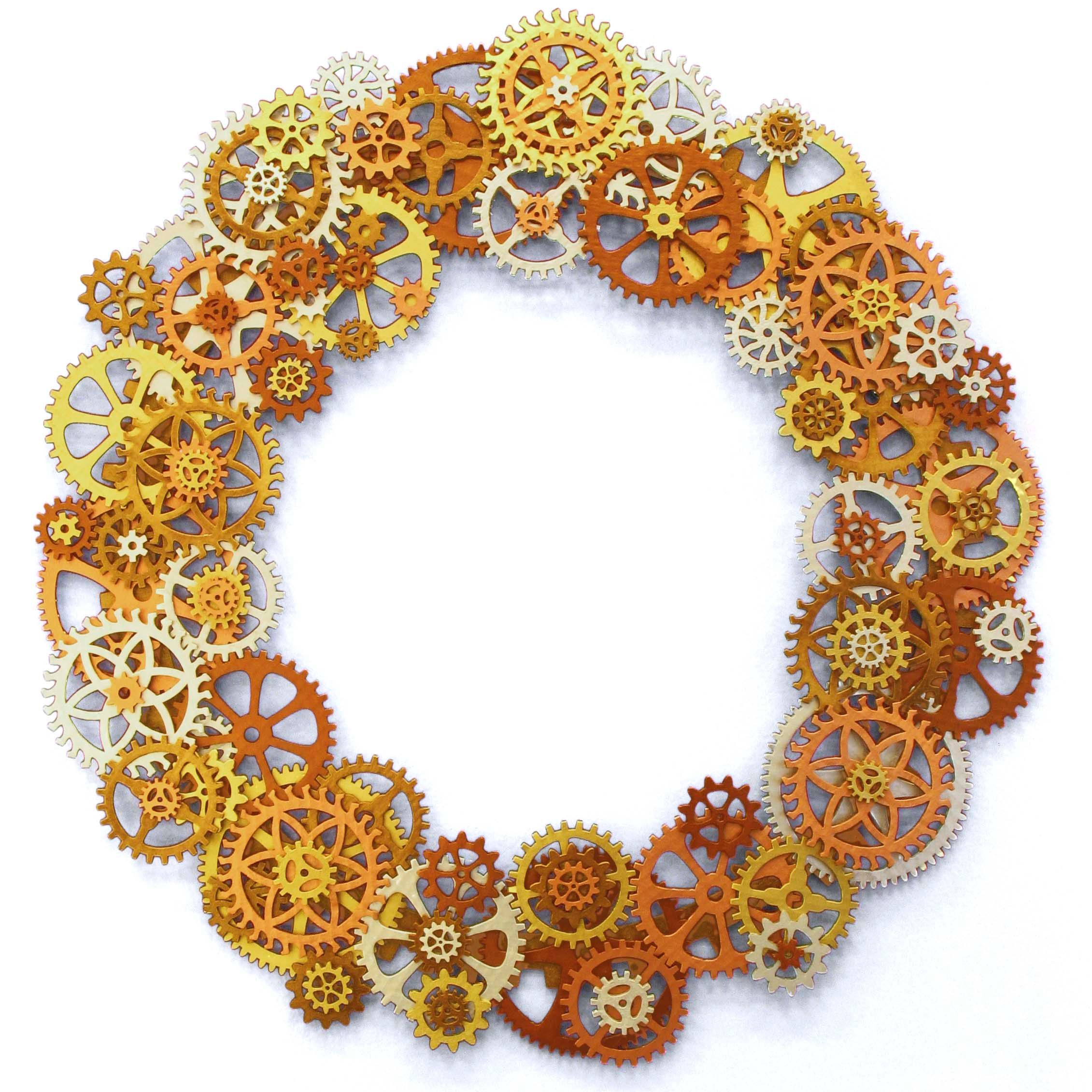 Steampunk Gear Wreath