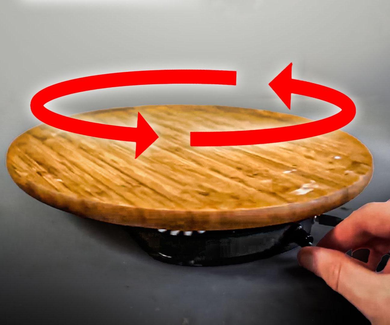 How to Make a Motorized Lazy Susan With a Secret 9 Steps (with