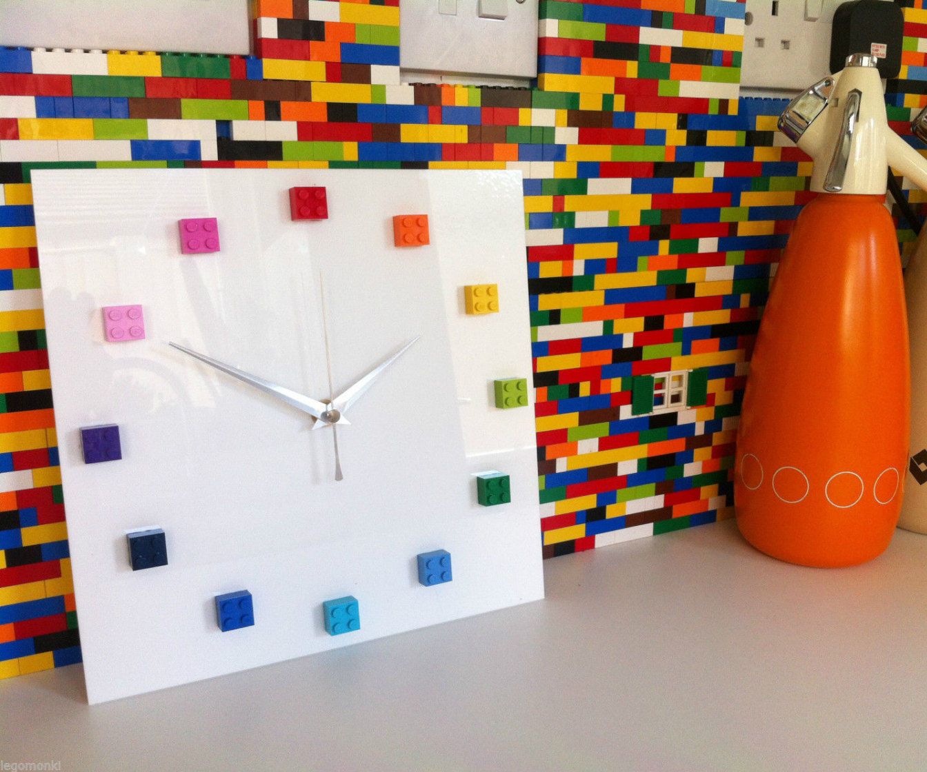 Home Improvement- Lego Backsplash for Kids or  AFOL