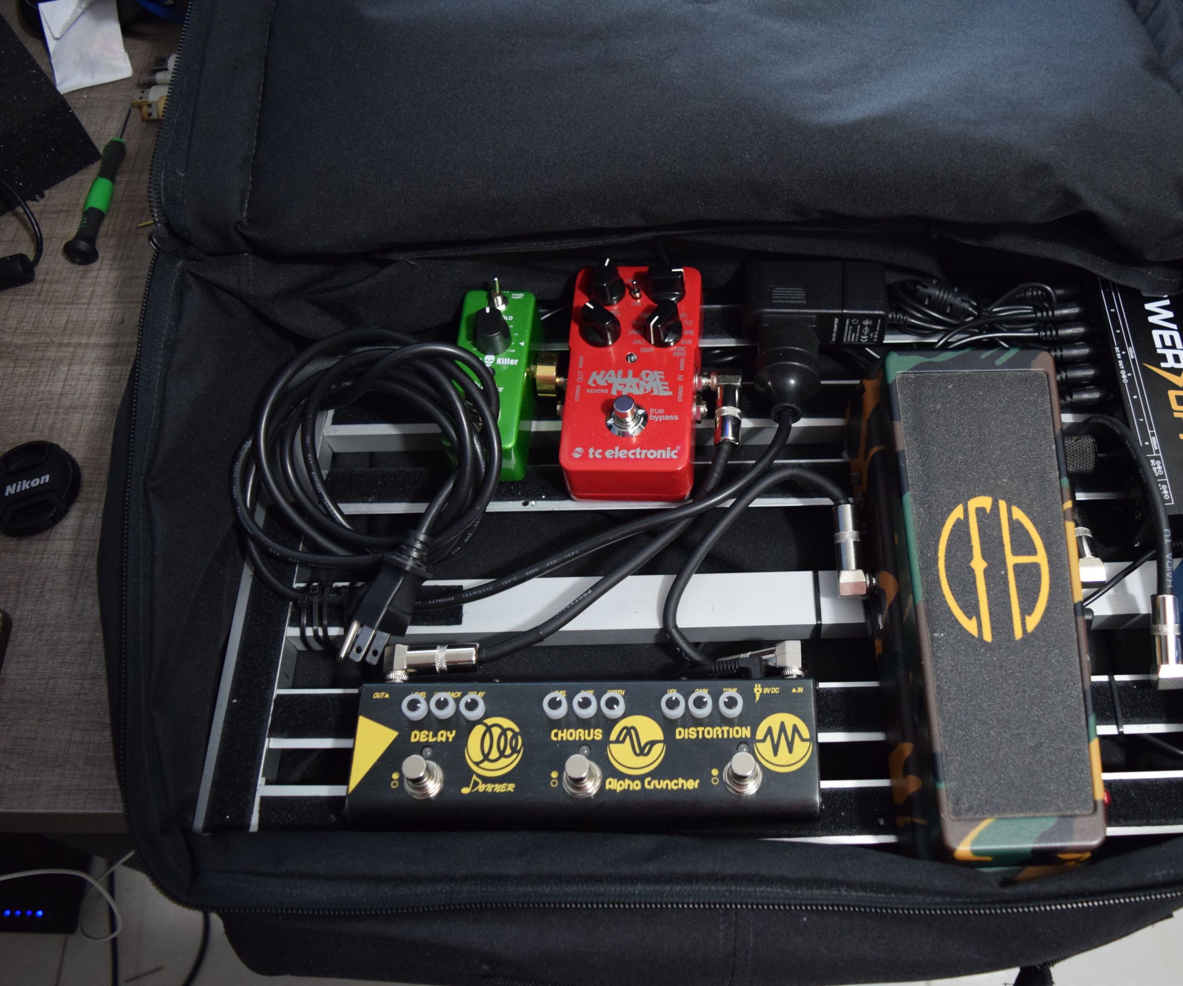 Homemade Guitar Pedalboard