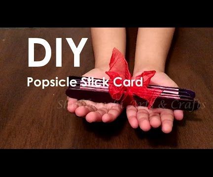 Popsicle Stick Card for Any Occasion
