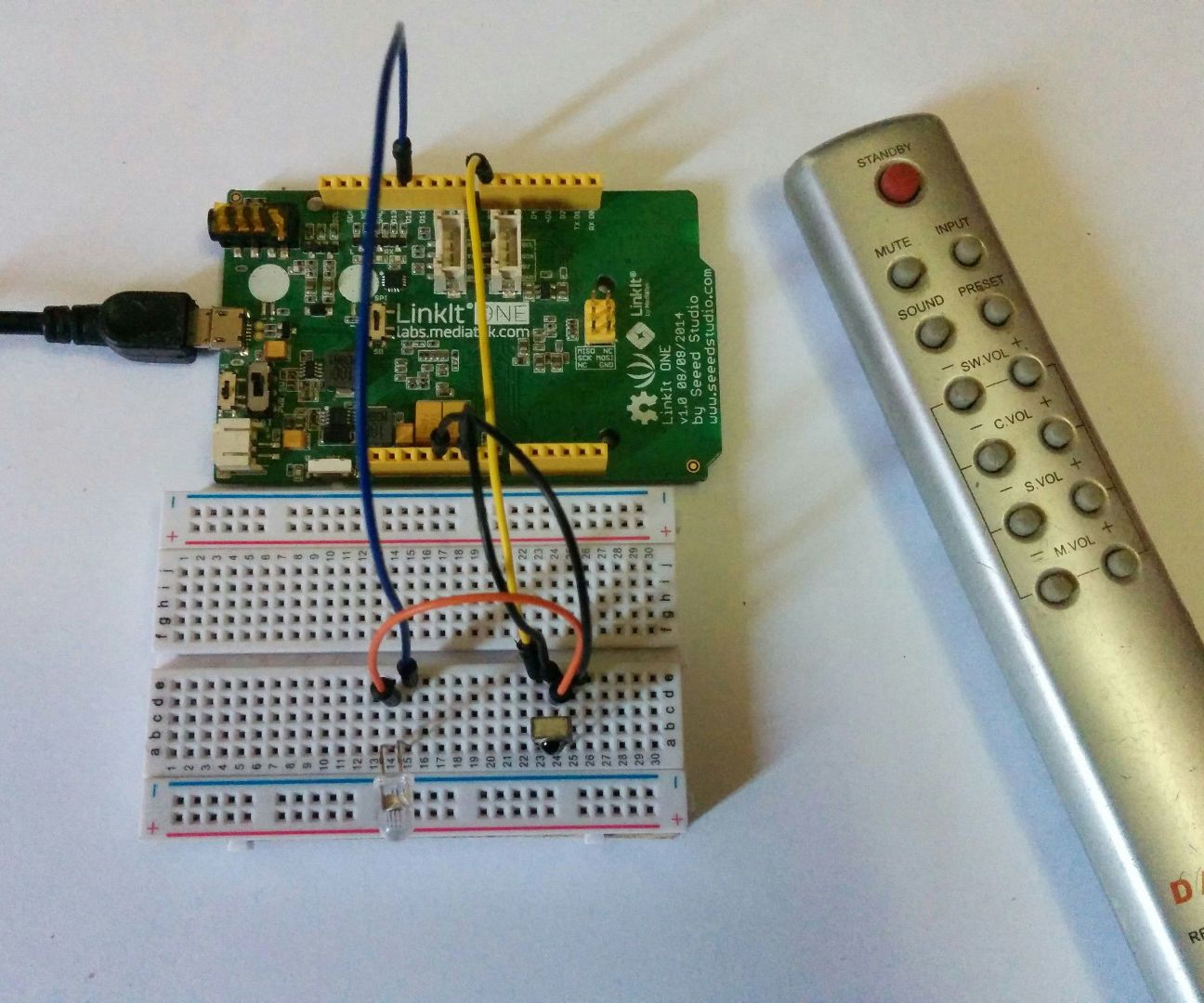 Linkit One IR Remote Blocker