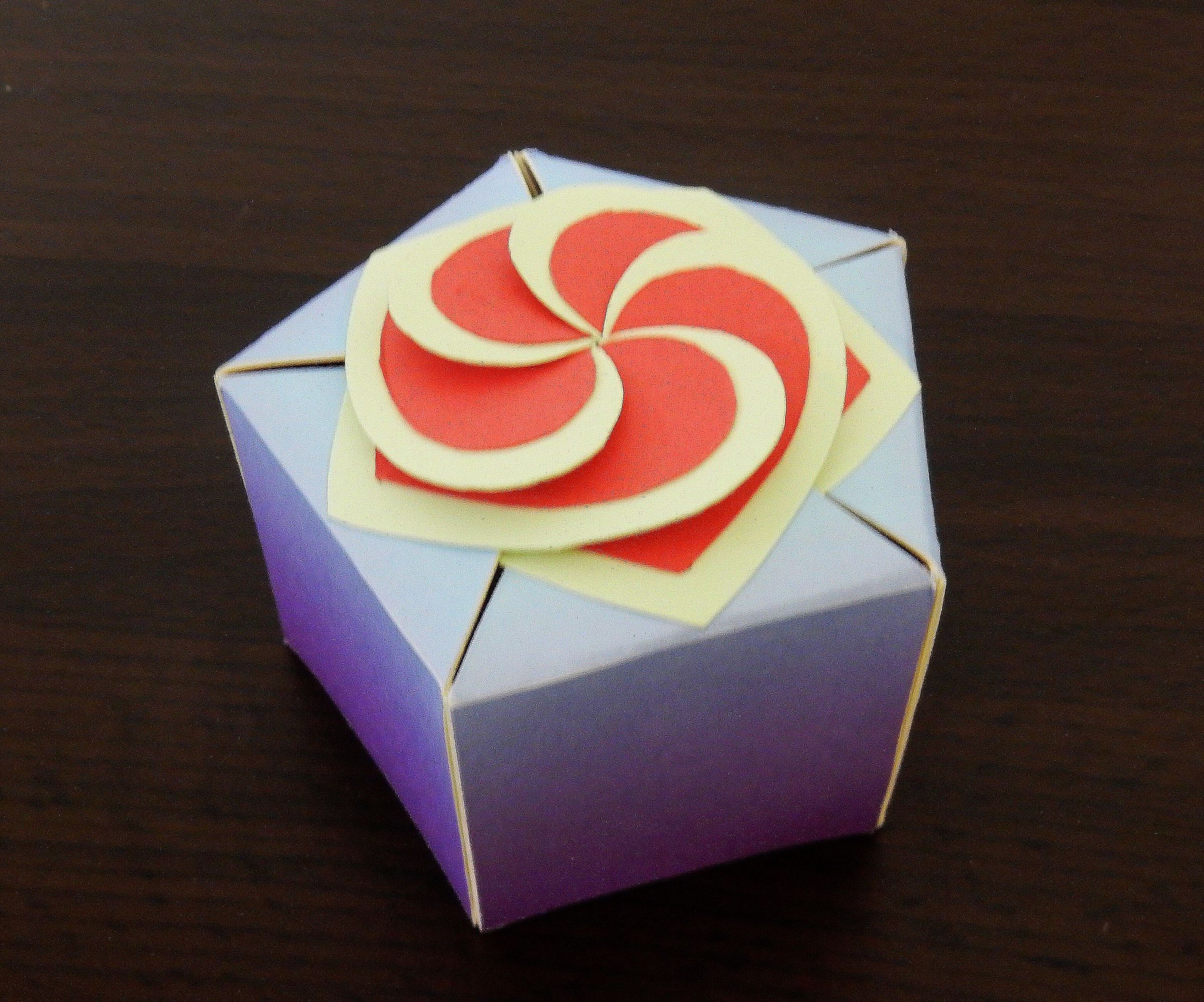 Gift Box Sealed With Hearts 