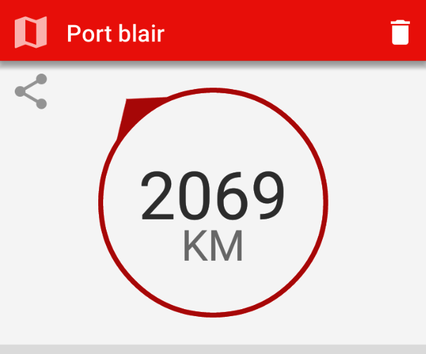 Check your progress on long journeys