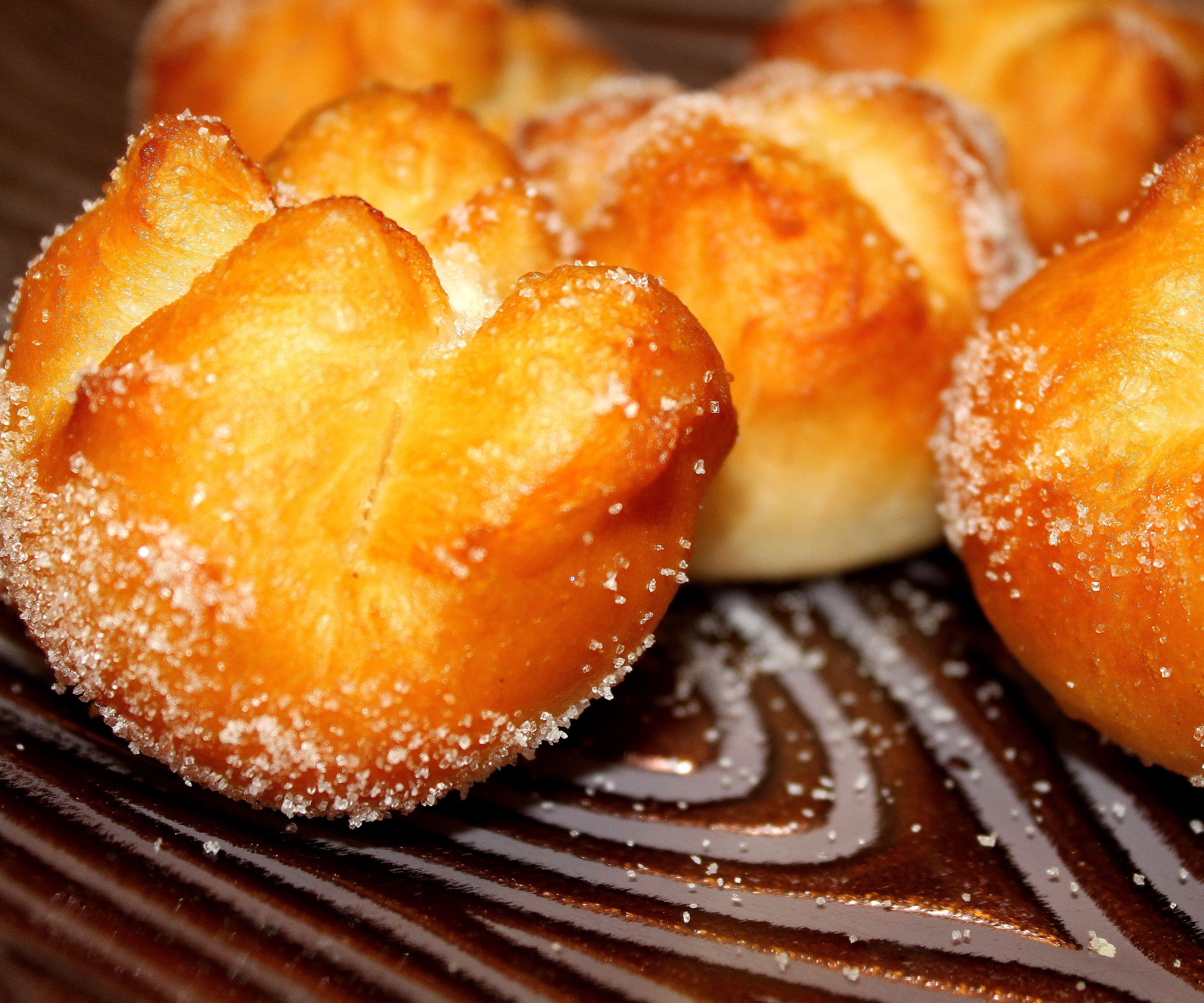 African Vanilla Chocolate Vetkoeks Donuts 