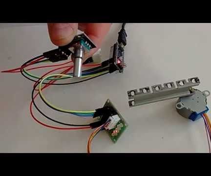 Arduino Nano and Visuino: Control Stepper Motor With Rotary Encoder