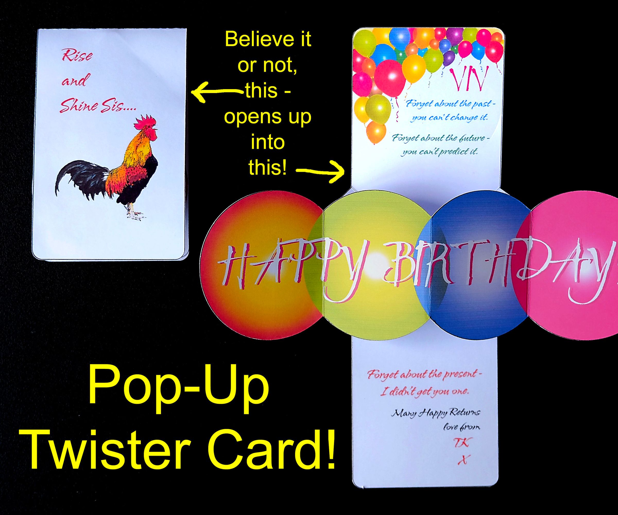 Pop-Up Twister Card