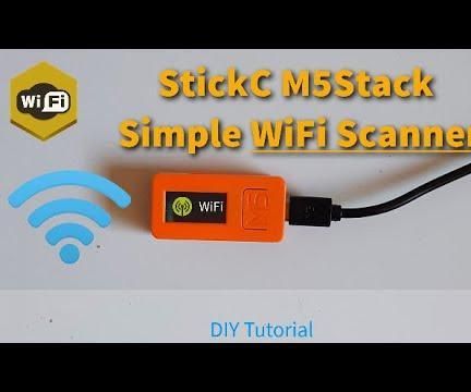 StickC M5Stack Ultra Simple WiFi Scanner
