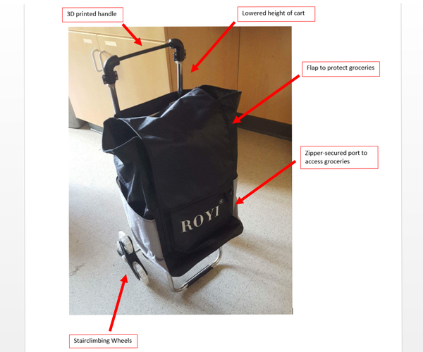 Grocery Stairclimbing Cart