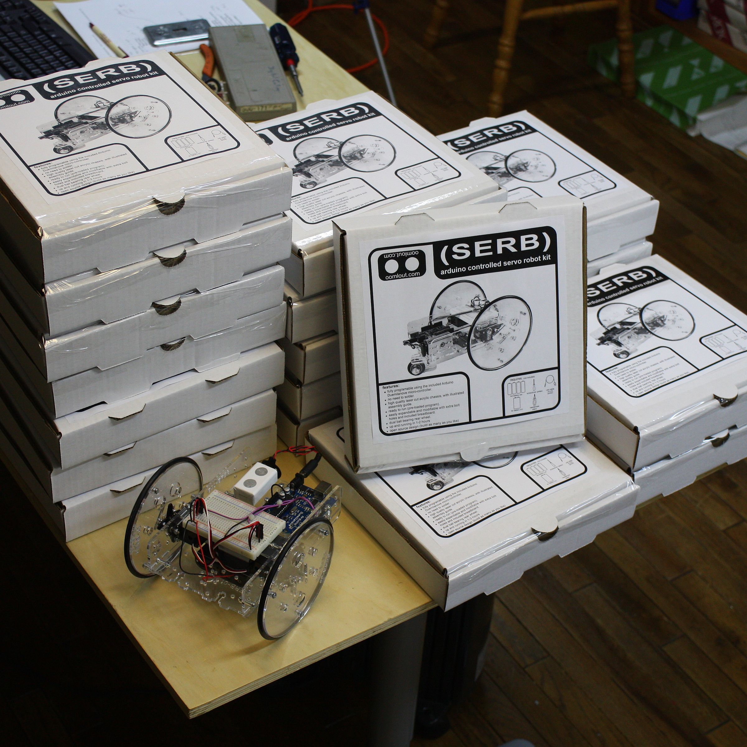 Open Manufacturing - (How to Build 30 (SERB) Kits)