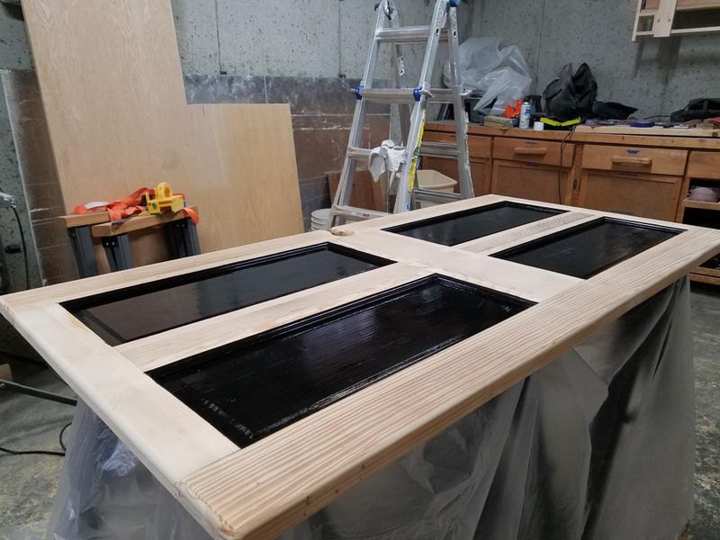 DIY Desk From Solid Wood Six-Panel Door : 9 Steps (with Pictures ...