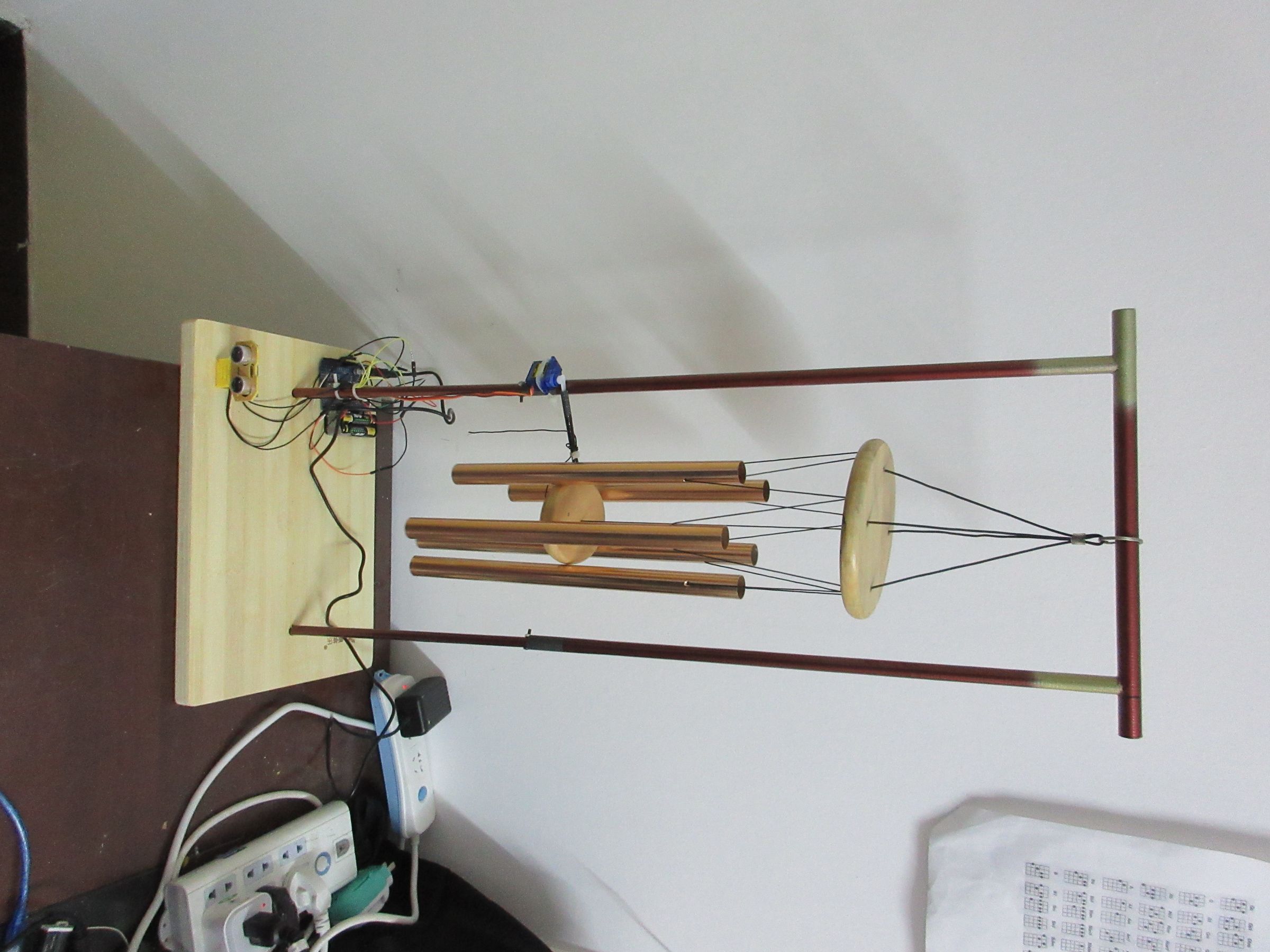 Motion Controlled Indoor Wind Chime Instructables