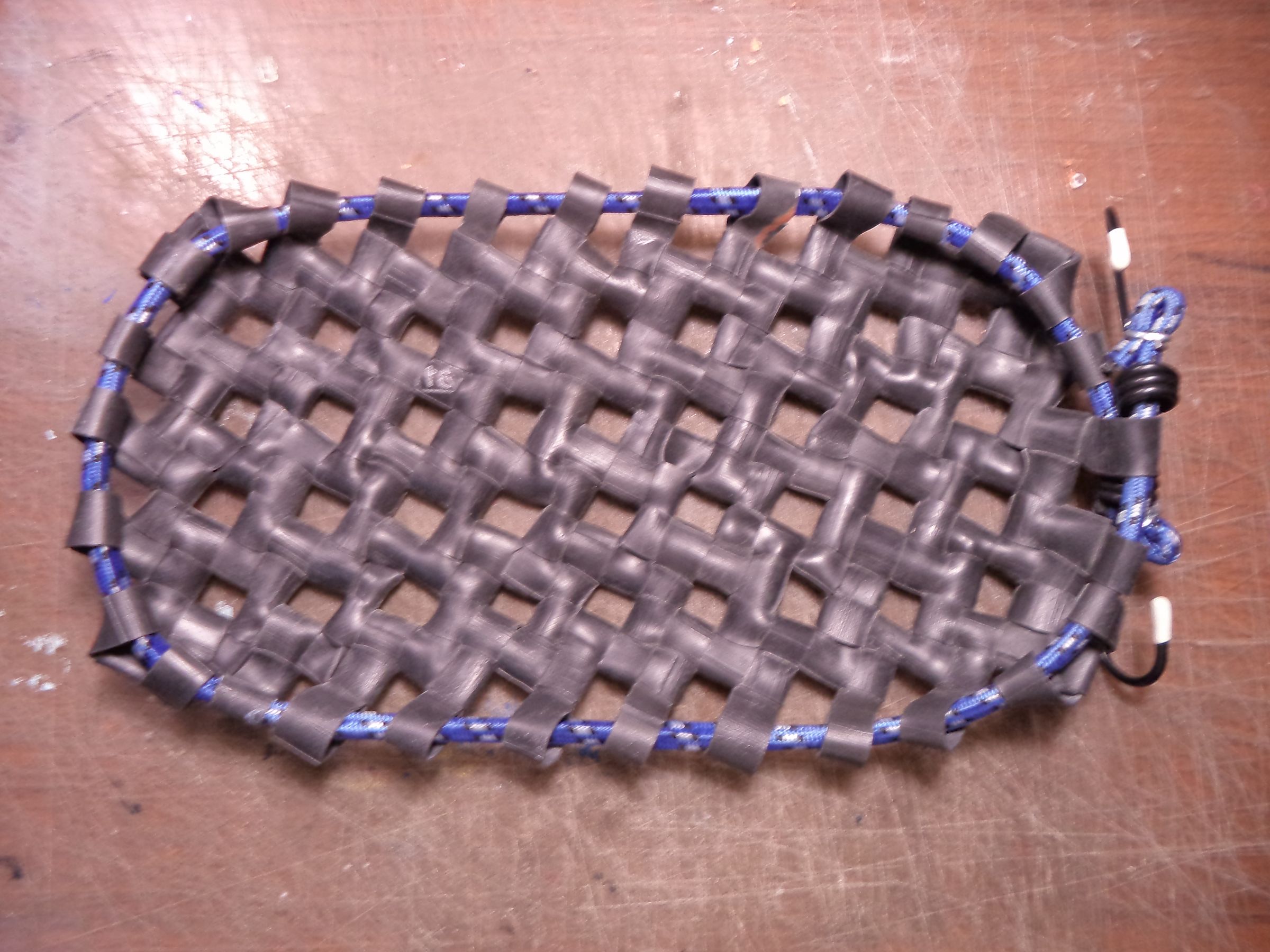 Bicycle Baggage Net From Old Inner Tube 8 Steps (with Pictures