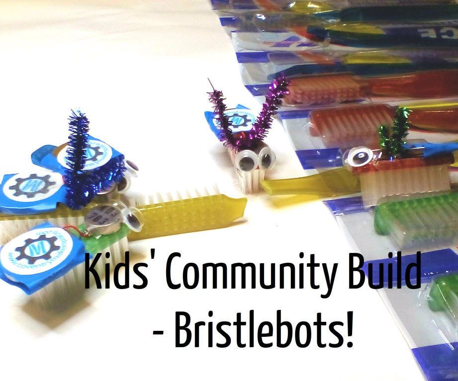 Community Kids' Build: Bristlebots!