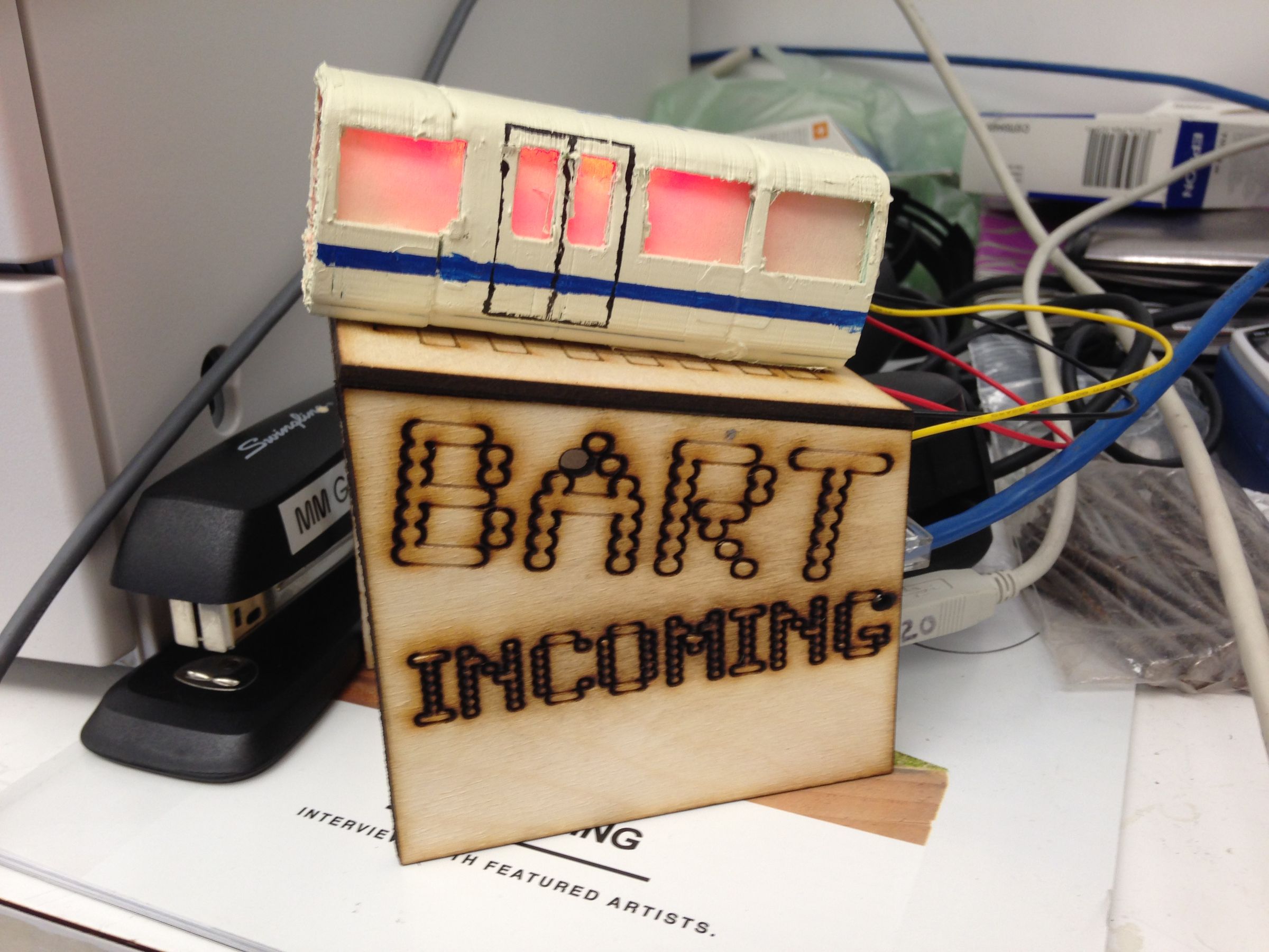 Incoming Subway Lamp