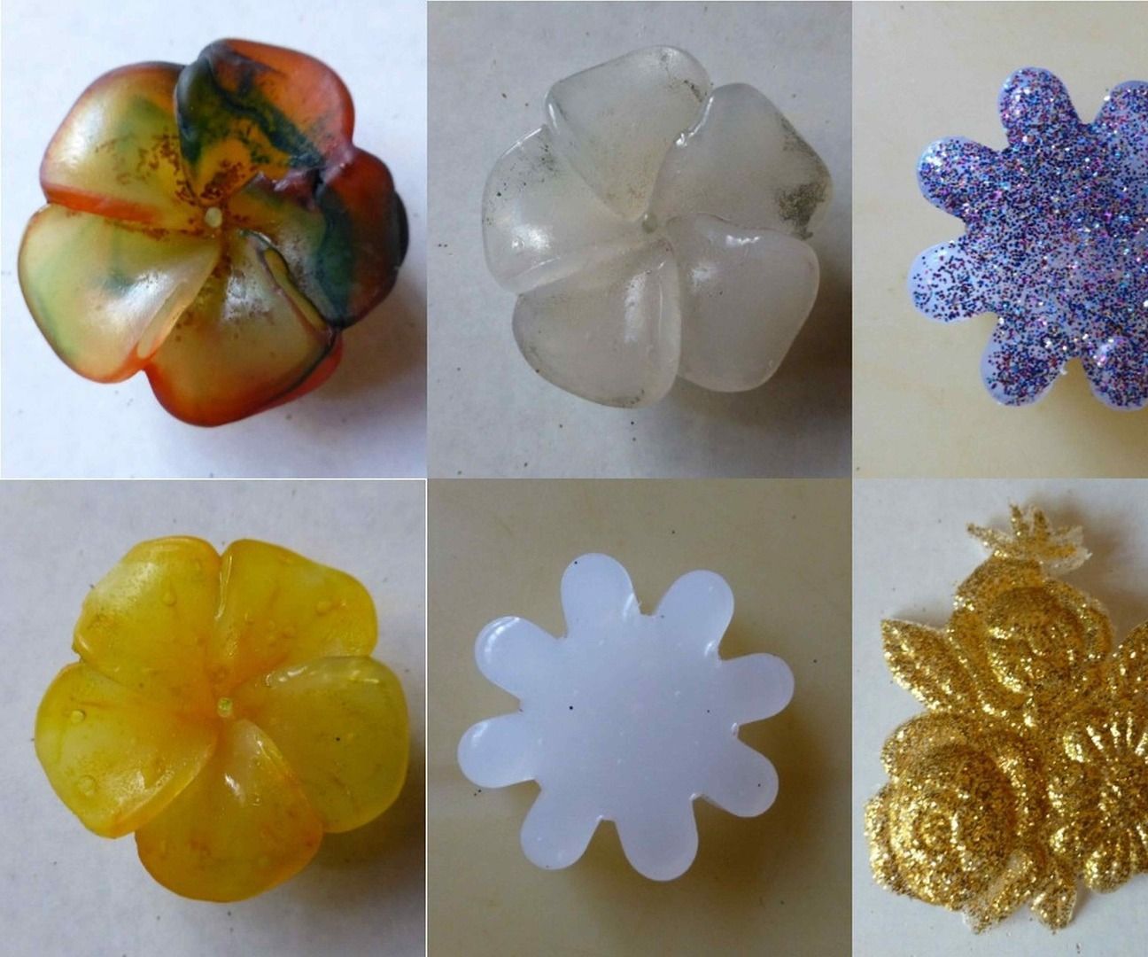Hot Glue, Silicon Molds and Little Bit of Glitter
