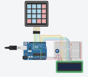 We Are a Group of Tutorial 6  UQD10801 (Robocon1) Students From Universiti Tun Hussein Onn Malaysia (UTHM): Keypad 4x4 and LCD Arduino