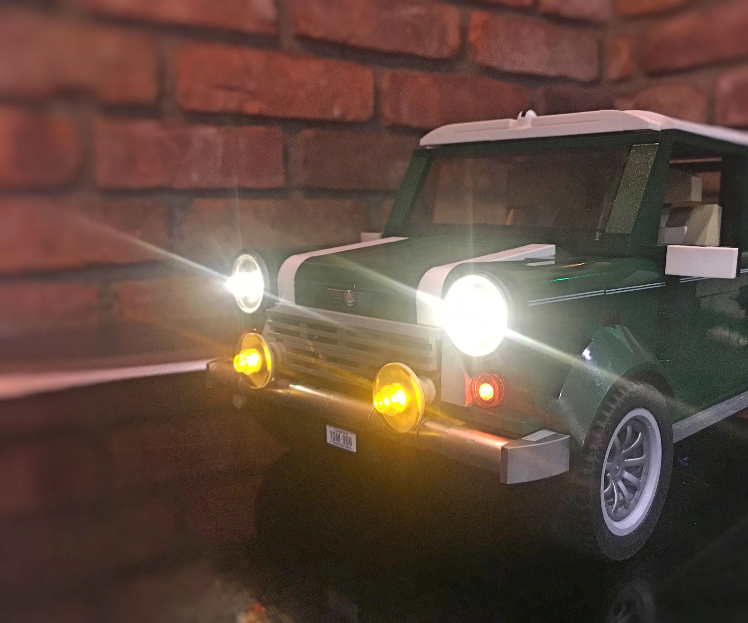 Lego Mini Cooper App Controlled Lights