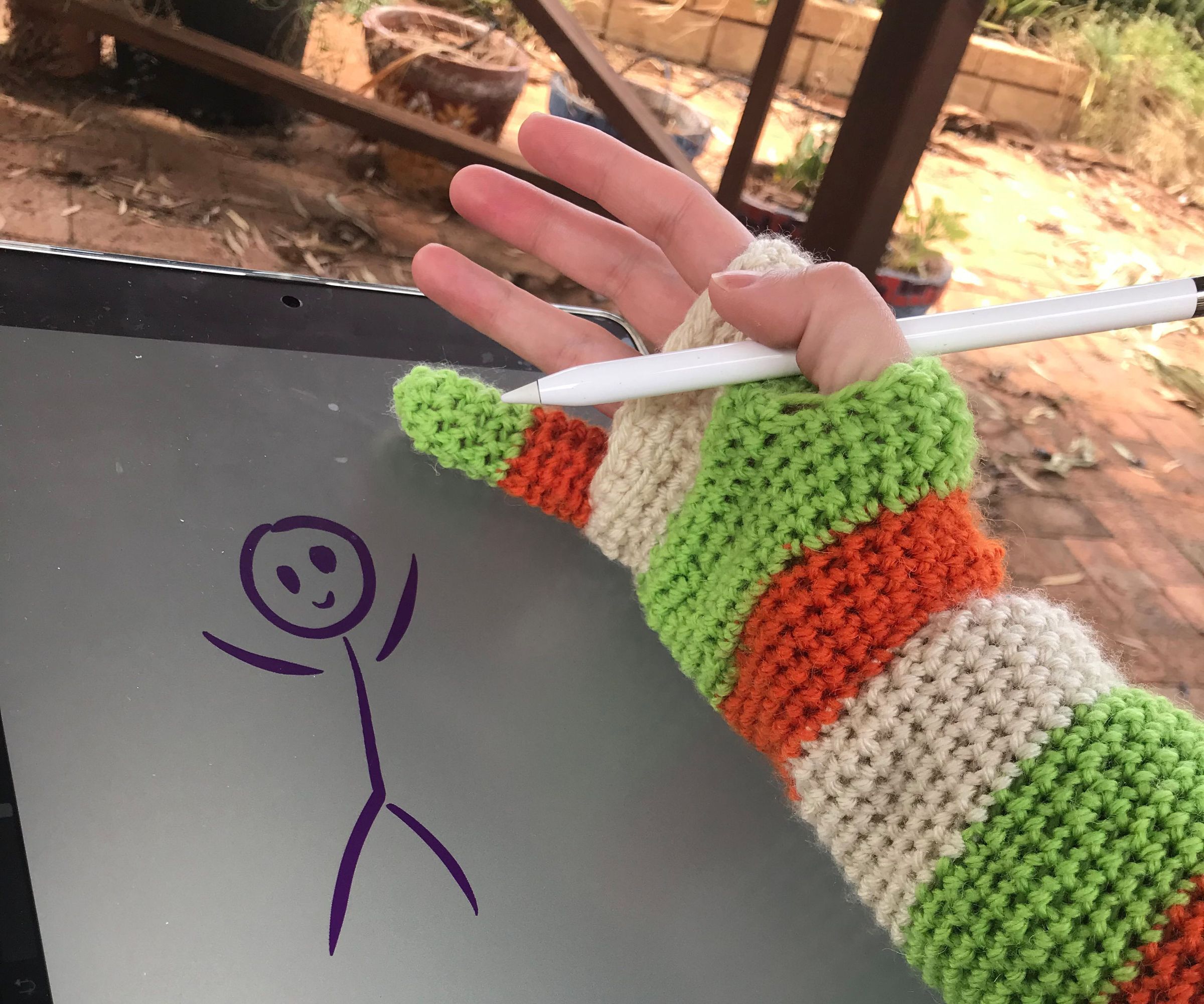 Winter Drawing Glove